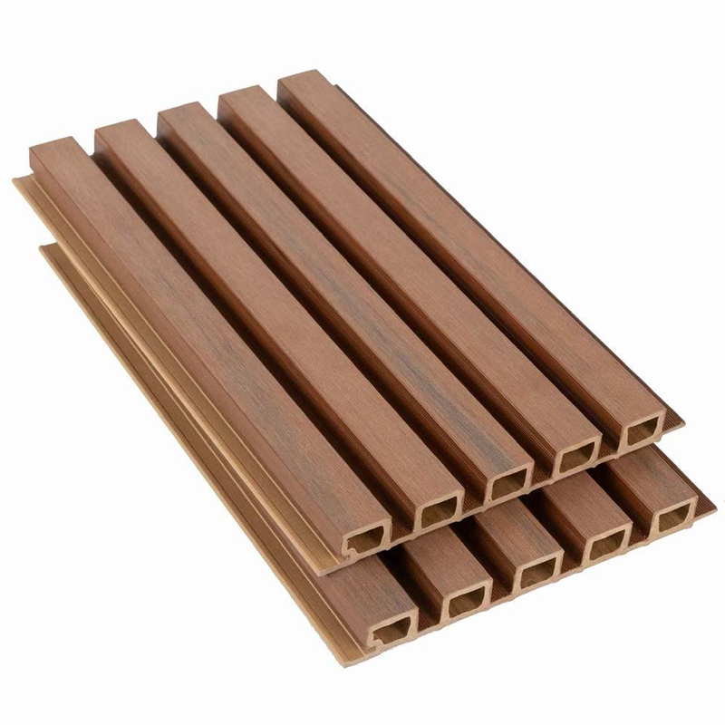 190 mm šírka, 20 mm hrúbka kompozit drevo-plast Nový materiál PVC/ASA koextrudovaná mriežka