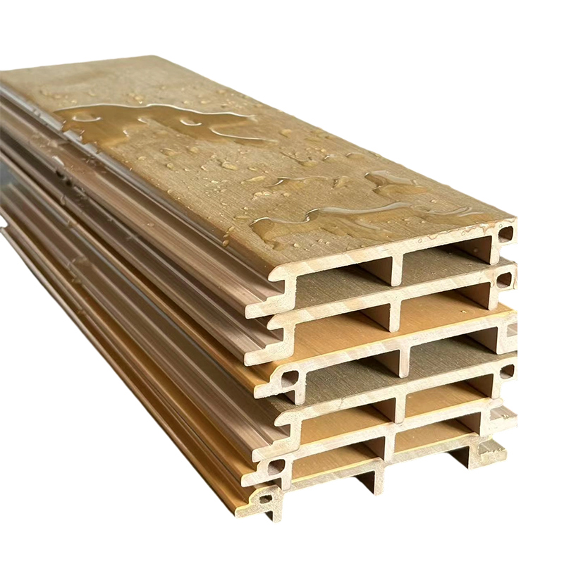 Šírka 112 mm, hrúbka 16 mm Nízkoúdržbové PVC/ASA Vodotesný a protišmykový štvorcový stenový panel na vonkajšie použitie